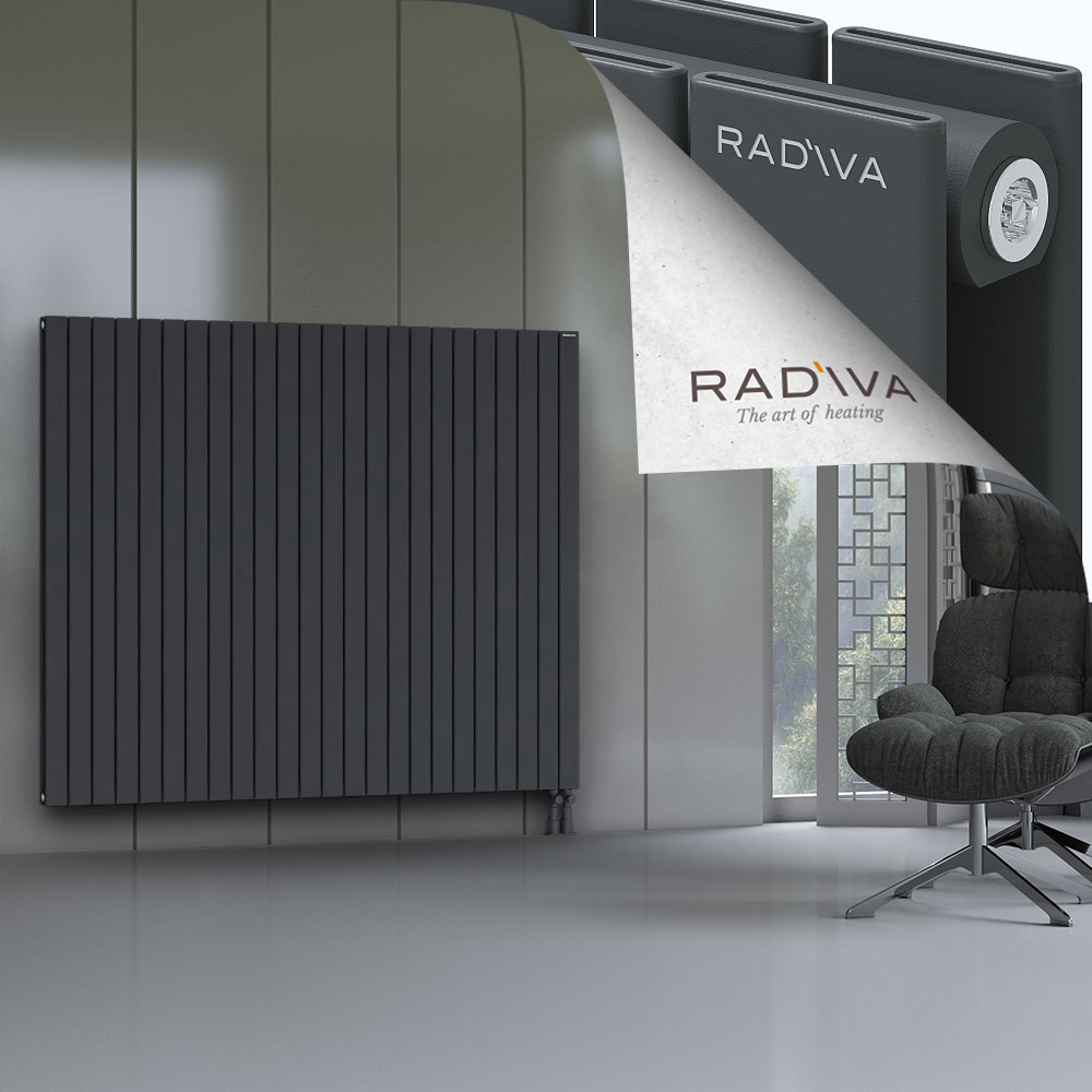 Oti Aluminium Radiator 1500x1772 Dark Anthracite - 3