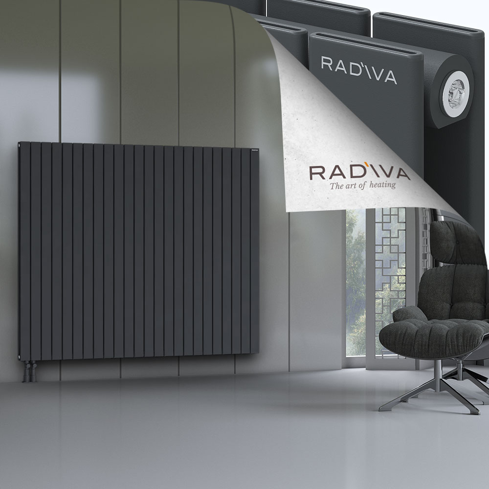 Oti Aluminium Radiator 1500x1772 Dark Anthracite - 4