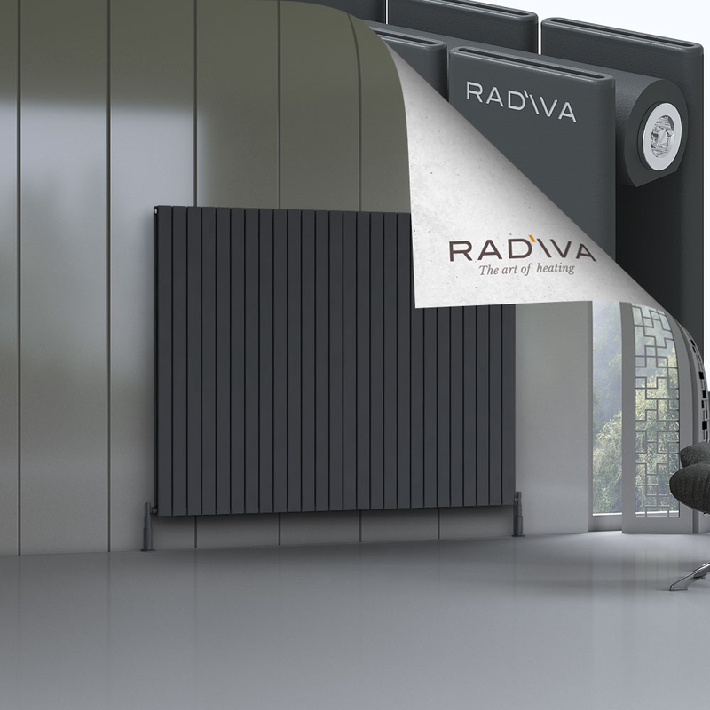 Oti Aluminium Radiator 1500x1920 Dark Anthracite 