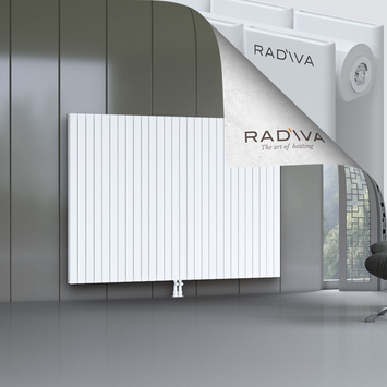 Oti Aluminium Radiator 1500x2068 White Bottom Middle 50mm
