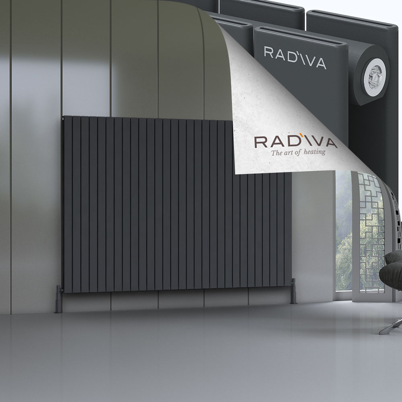 Oti Aluminium Radiator 1500x2142 Dark Anthracite 