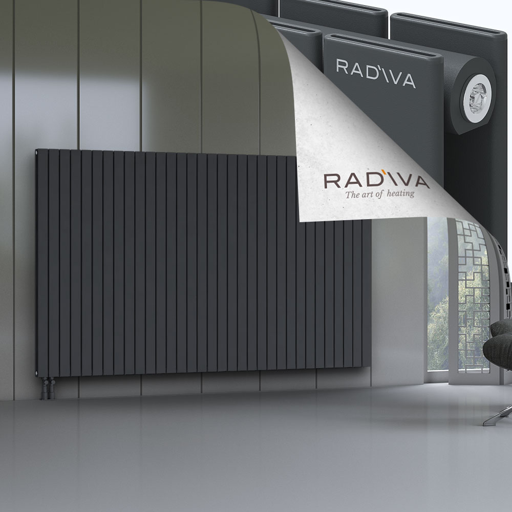 Oti Aluminium Radiator 1500x2438 Dark Anthracite - 4