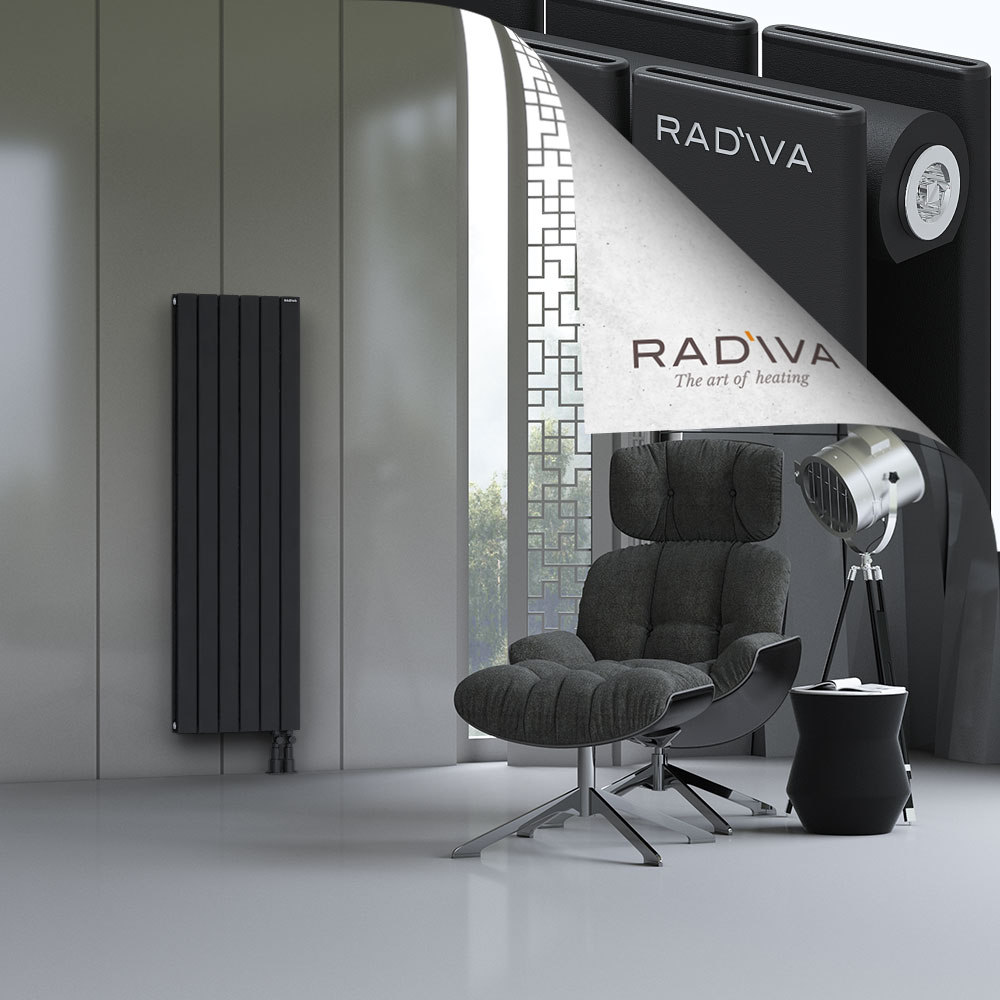 Oti Aluminium Radiator 1500x440 Black - 3