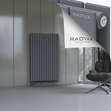 Oti Aluminium Radiator 1500x958 Anthracite Bottom Left 50mm