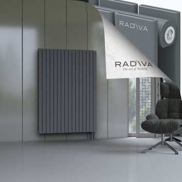 Oti Aluminium Radiator 1600x1180 Anthracite Bottom Right 50mm