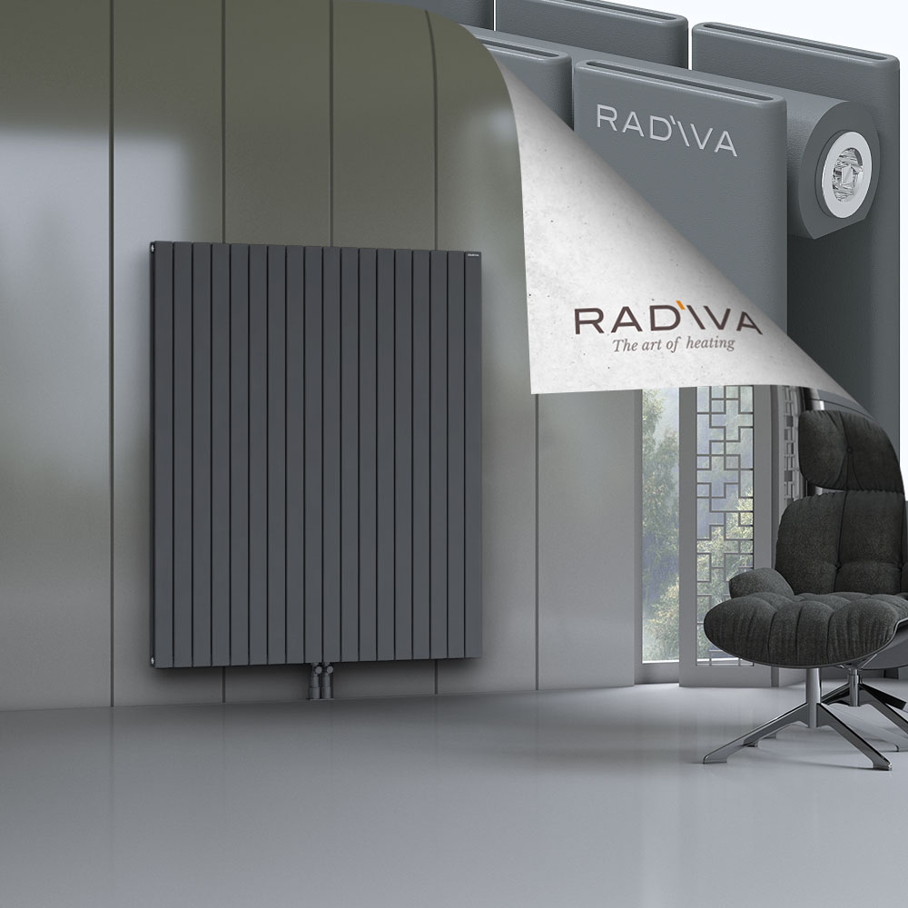Oti Aluminium Radiator 1600x1328 Anthracite - 2