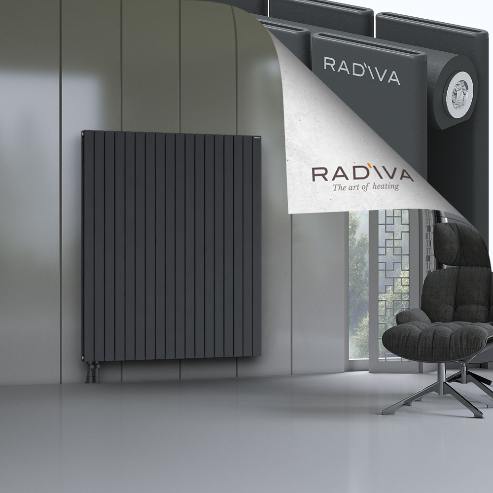 Oti Aluminium Radiator 1600x1328 Dark Anthracite - 4