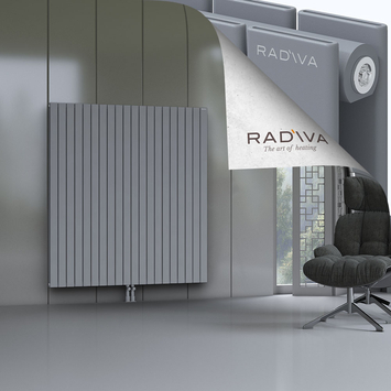 Oti Aluminium Radiator 1600x1476 Grey Bottom Middle 50mm