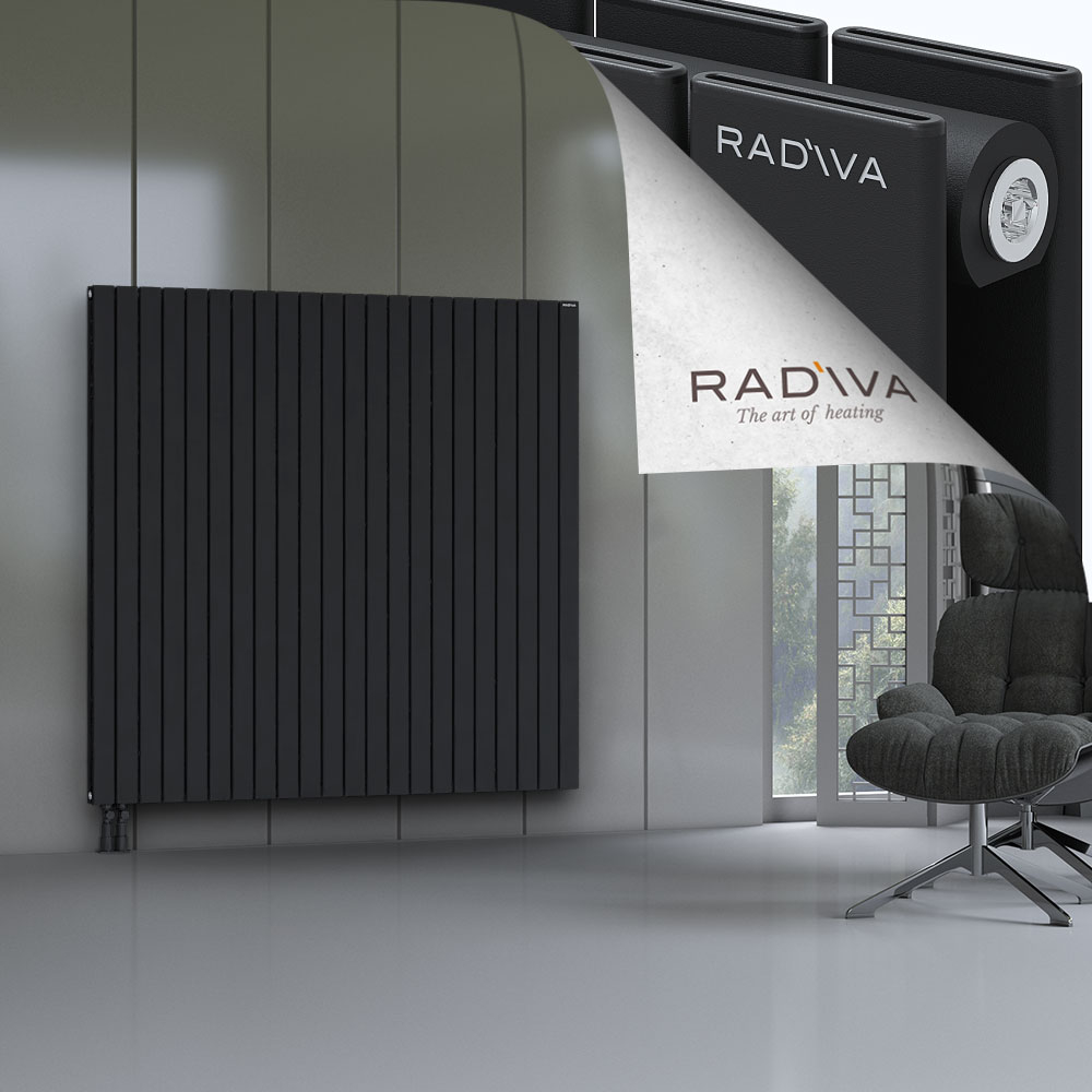 Oti Aluminium Radiator 1600x1624 Black - 4