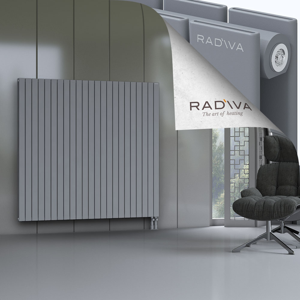 Oti Aluminium Radiator 1600x1698 Grey - 3