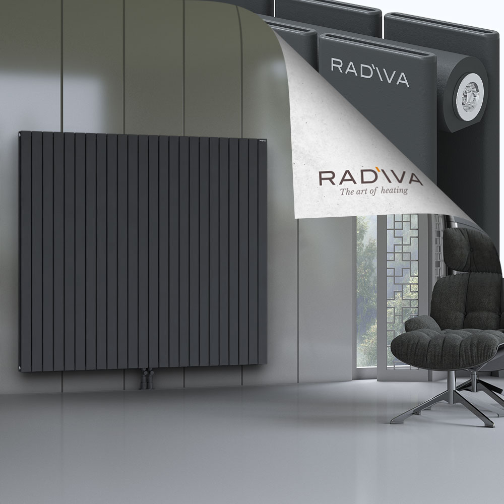 Oti Aluminium Radiator 1600x1772 Dark Anthracite - 2