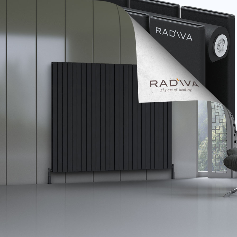 Oti Aluminium Radiator 1600x1920 Black 