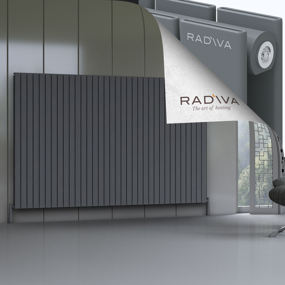 Oti Aluminium Radiator 1600x2512 Anthracite - 1