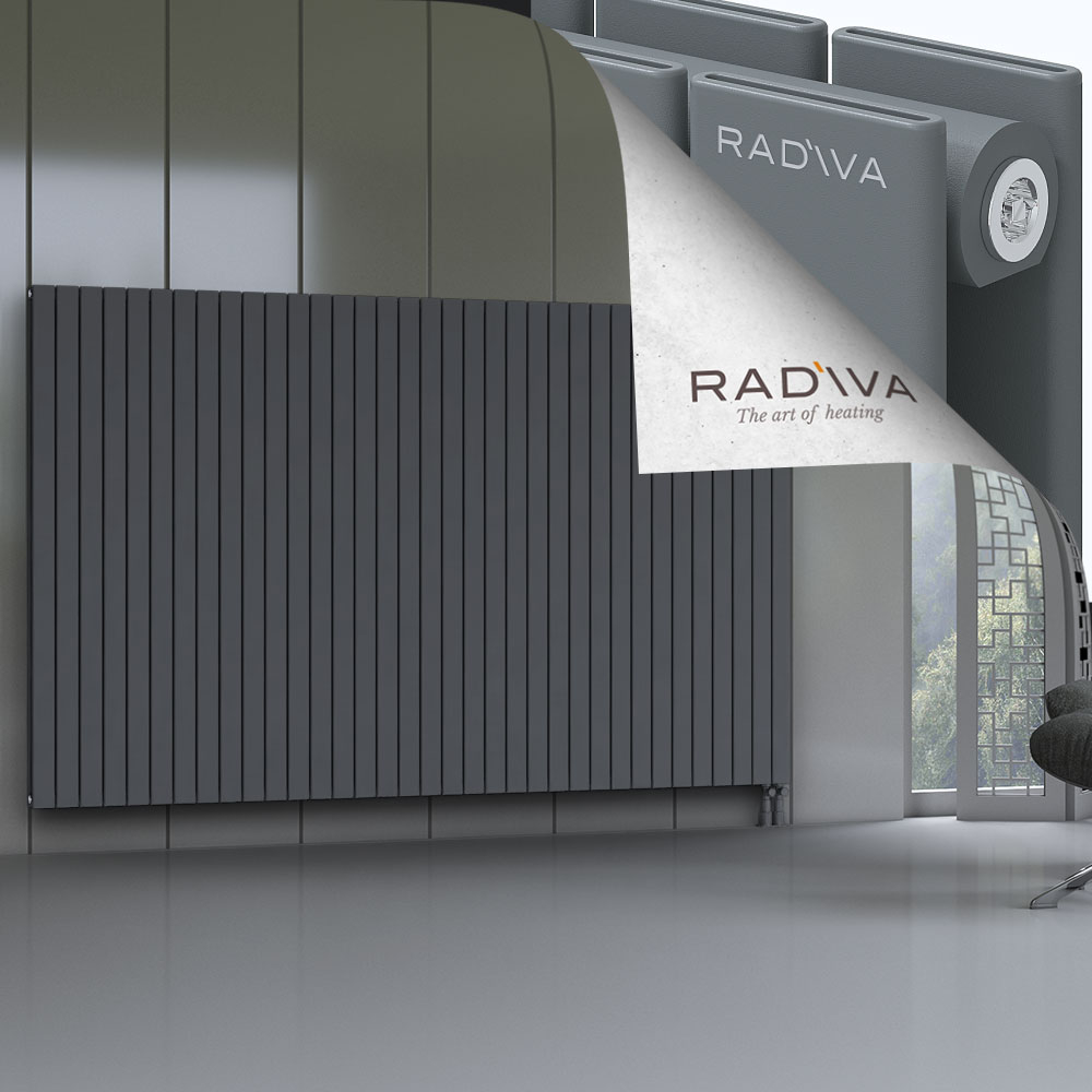 Oti Aluminium Radiator 1600x2586 Anthracite - 3