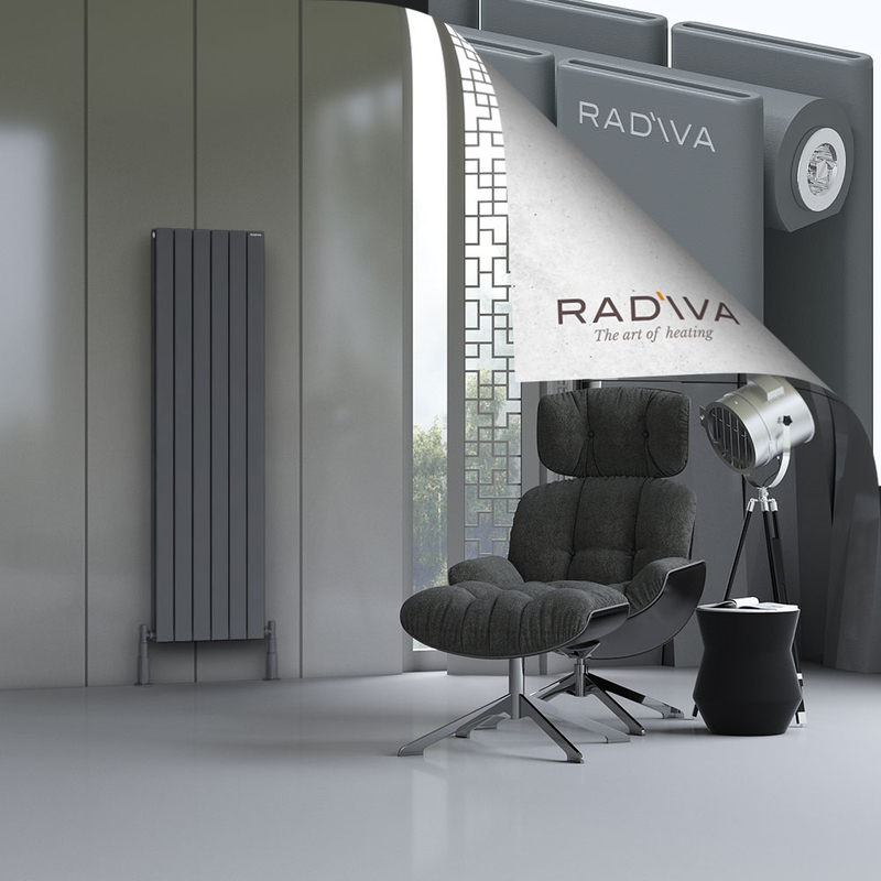 Oti Aluminium Radiator 1600x440 Anthracite 