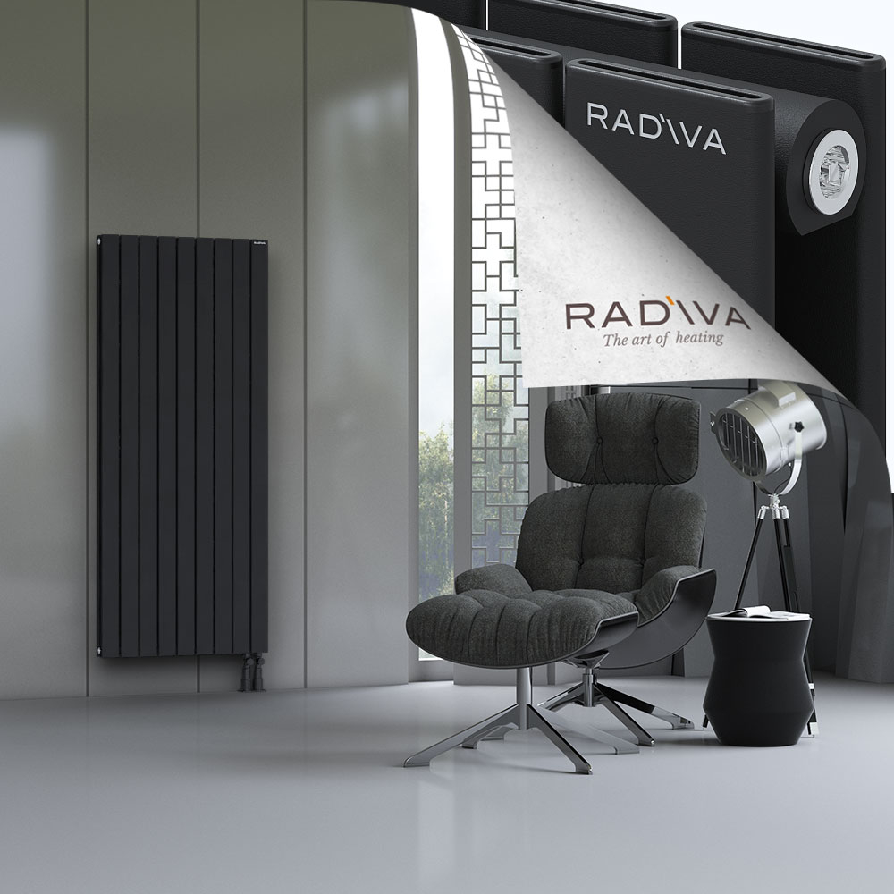 Oti Aluminium Radiator 1600x662 Black - 3