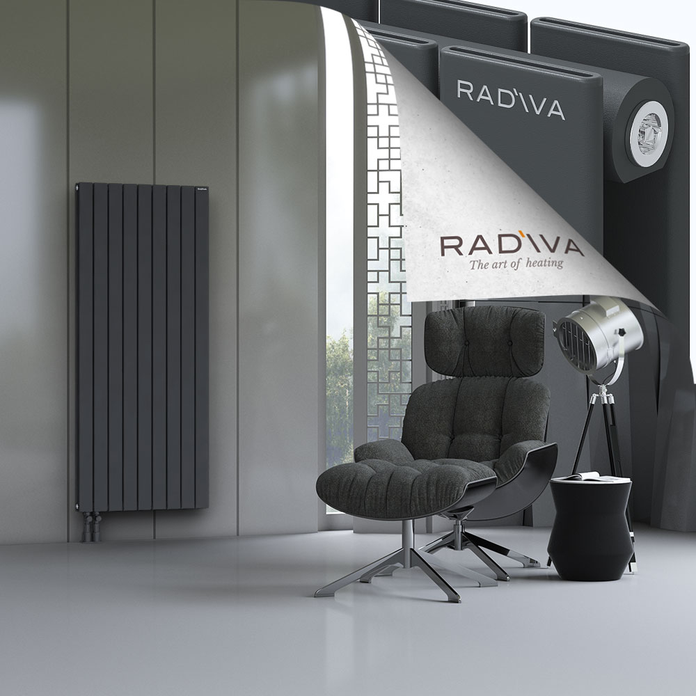 Oti Aluminium Radiator 1600x662 Dark Anthracite - 4
