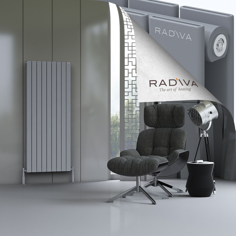 Oti Aluminium Radiator 1600x662 Grey 