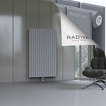 Oti Aluminium Radiator 1600x958 Grey Bottom Middle 50mm