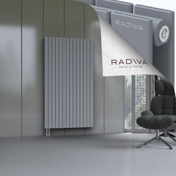 Oti Aluminium Radiator 1800x1032 Grey Bottom Left 50mm