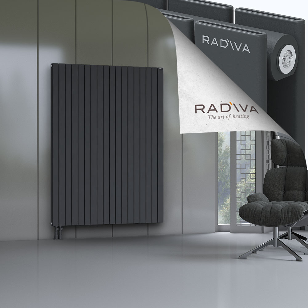 Oti Aluminium Radiator 1800x1328 Dark Anthracite - 4
