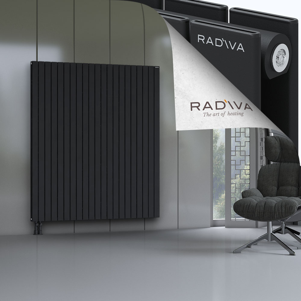 Oti Aluminium Radiator 1800x1550 Black - 4