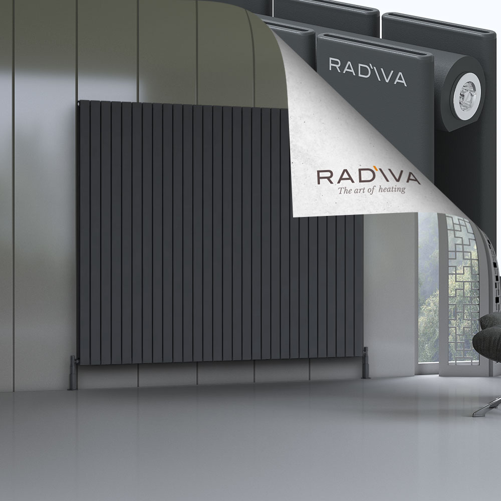 Oti Aluminium Radiator 1800x2142 Dark Anthracite - 1