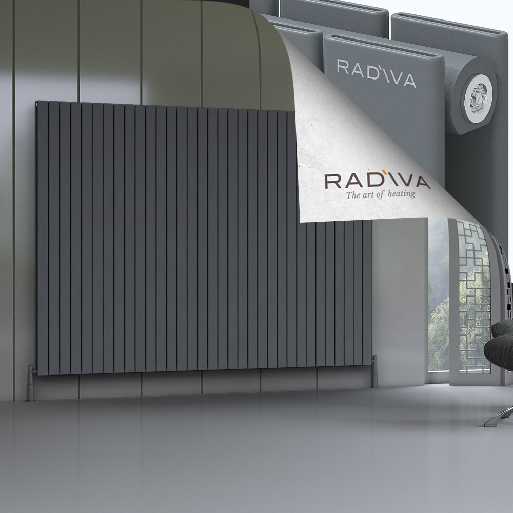 Oti Aluminium Radiator 1800x2438 Anthracite - 1