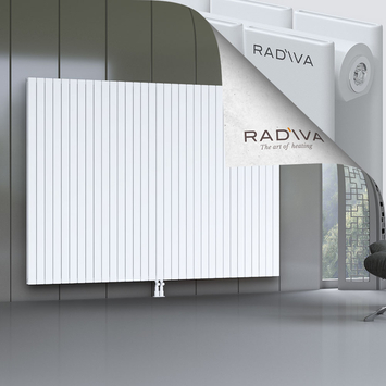 Oti Aluminium Radiator 1800x2438 White Bottom Middle 50mm