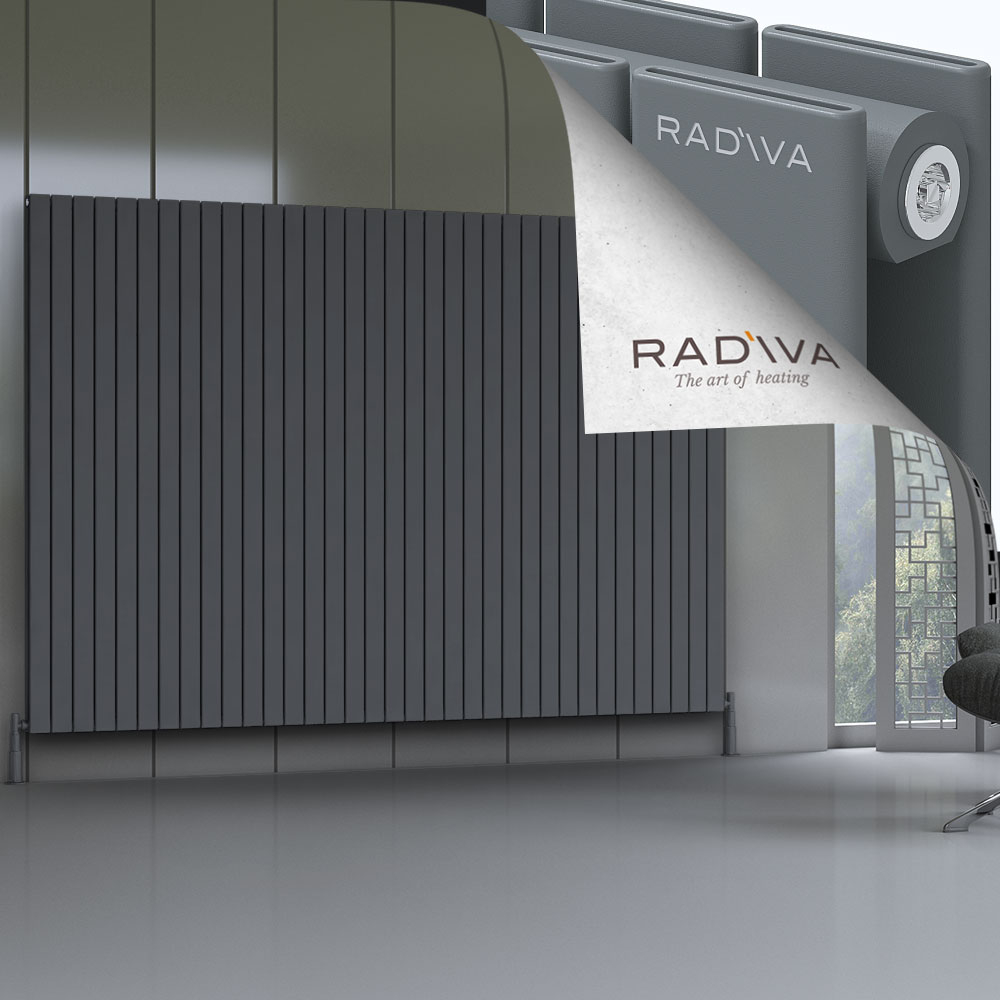 Oti Aluminium Radiator 1800x2586 Anthracite - 1