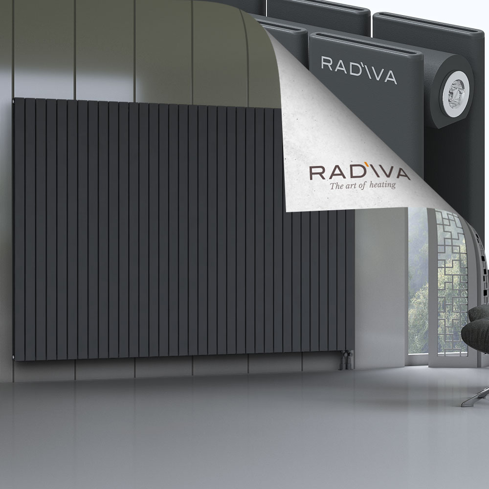 Oti Aluminium Radiator 1800x2586 Dark Anthracite - 3