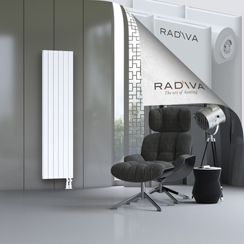 Oti Aluminium Radiator 1800x440 White Bottom Right 50mm