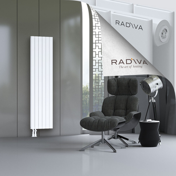 Oti Aluminium Radiator 1800x440 White Bottom Left 50mm