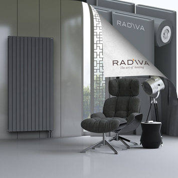 Oti Aluminium Radiator 1800x884 Anthracite Bottom Right 50mm