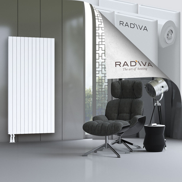 Oti Aluminium Radiator 1800x884 White Bottom Left 50mm