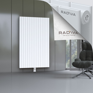 Oti Aluminium Radiator 1900x1180 White Bottom Middle 50mm