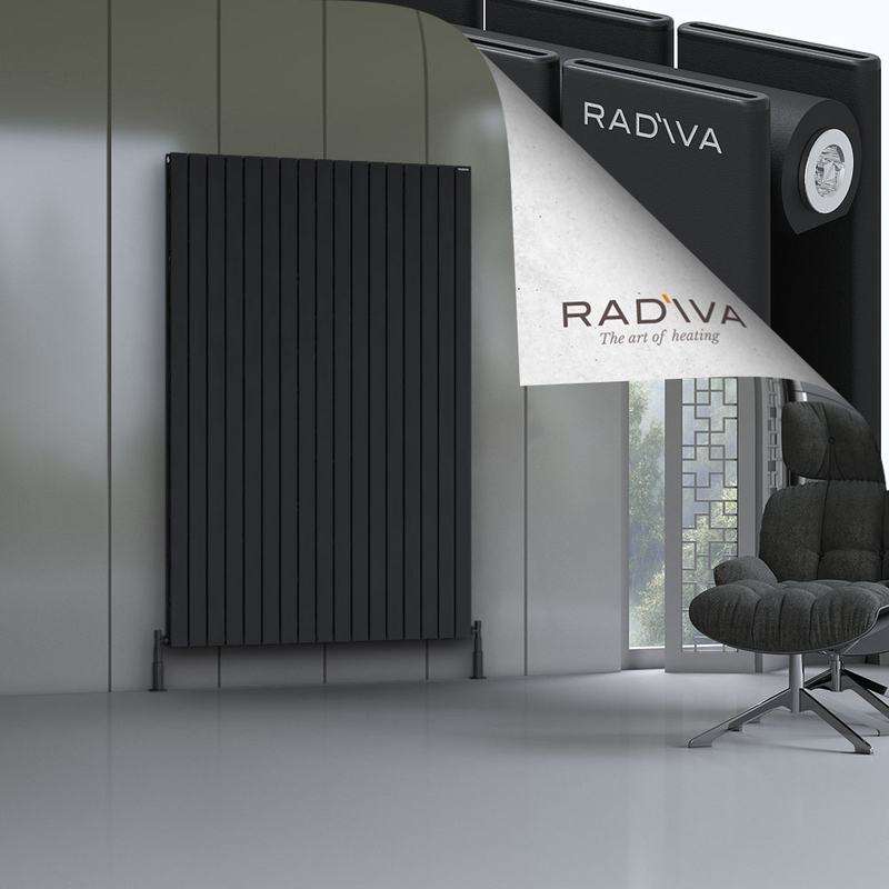 Oti Aluminium Radiator 1900x1254 Black 