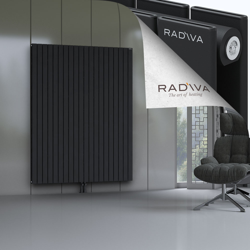 Oti Aluminium Radiator 1900x1476 Black - 2