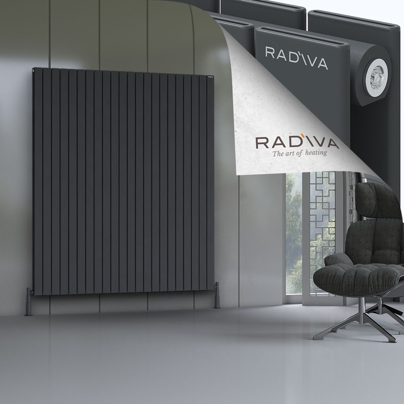 Oti Aluminium Radiator 1900x1624 Dark Anthracite 