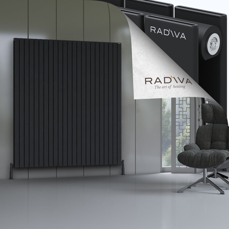 Oti Aluminium Radiator 1900x1698 Black 