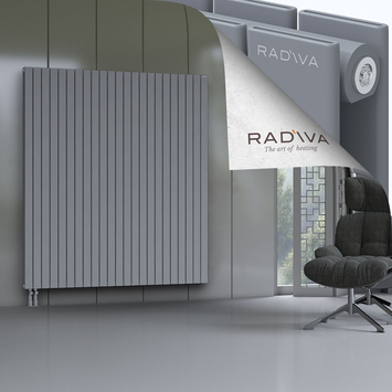 Oti Aluminium Radiator 1900x1698 Grey Bottom Left 50mm