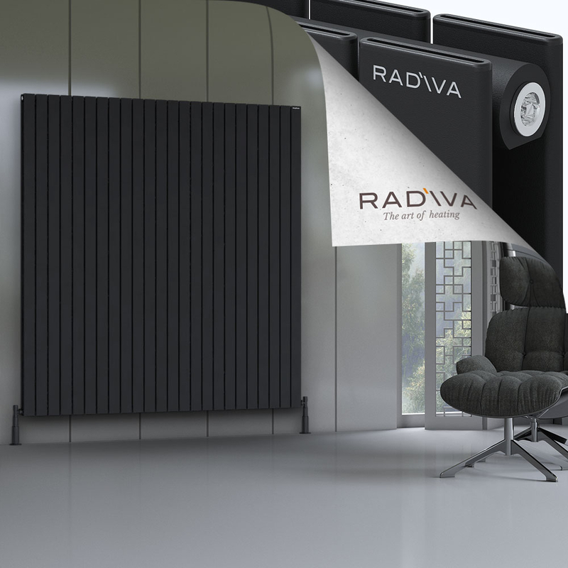 Oti Aluminium Radiator 1900x1772 Black 