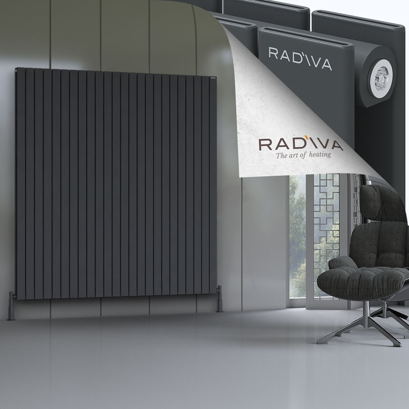 Oti Aluminium Radiator 1900x1772 Dark Anthracite 