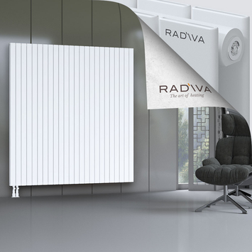 Oti Aluminium Radiator 1900x1772 White Bottom Left 50mm
