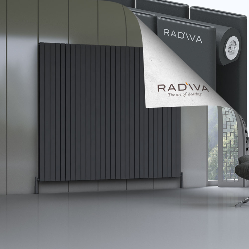 Oti Aluminium Radiator 1900x2142 Dark Anthracite 