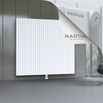 Oti Aluminium Radiator 1900x2142 White Bottom Middle 50mm
