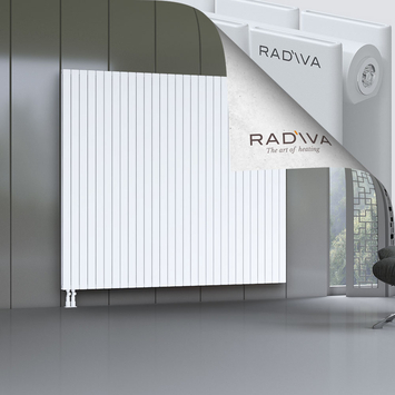 Oti Aluminium Radiator 1900x2142 White Bottom Left 50mm
