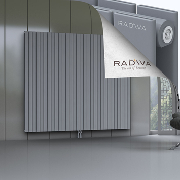 Oti Aluminium Radiator 1900x2216 Grey Bottom Middle 50mm