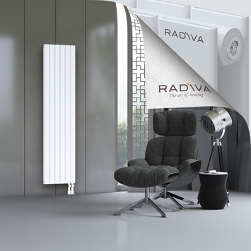 Oti Aluminium Radiator 1900x440 White Bottom Right 50mm