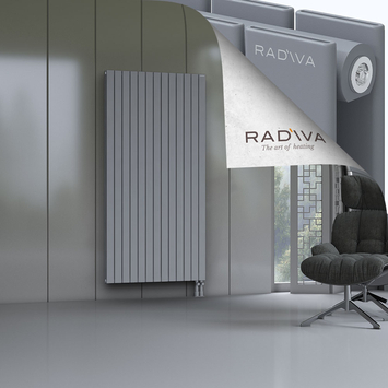 Oti Aluminium Radiator 1900x958 Grey Bottom Right 50mm